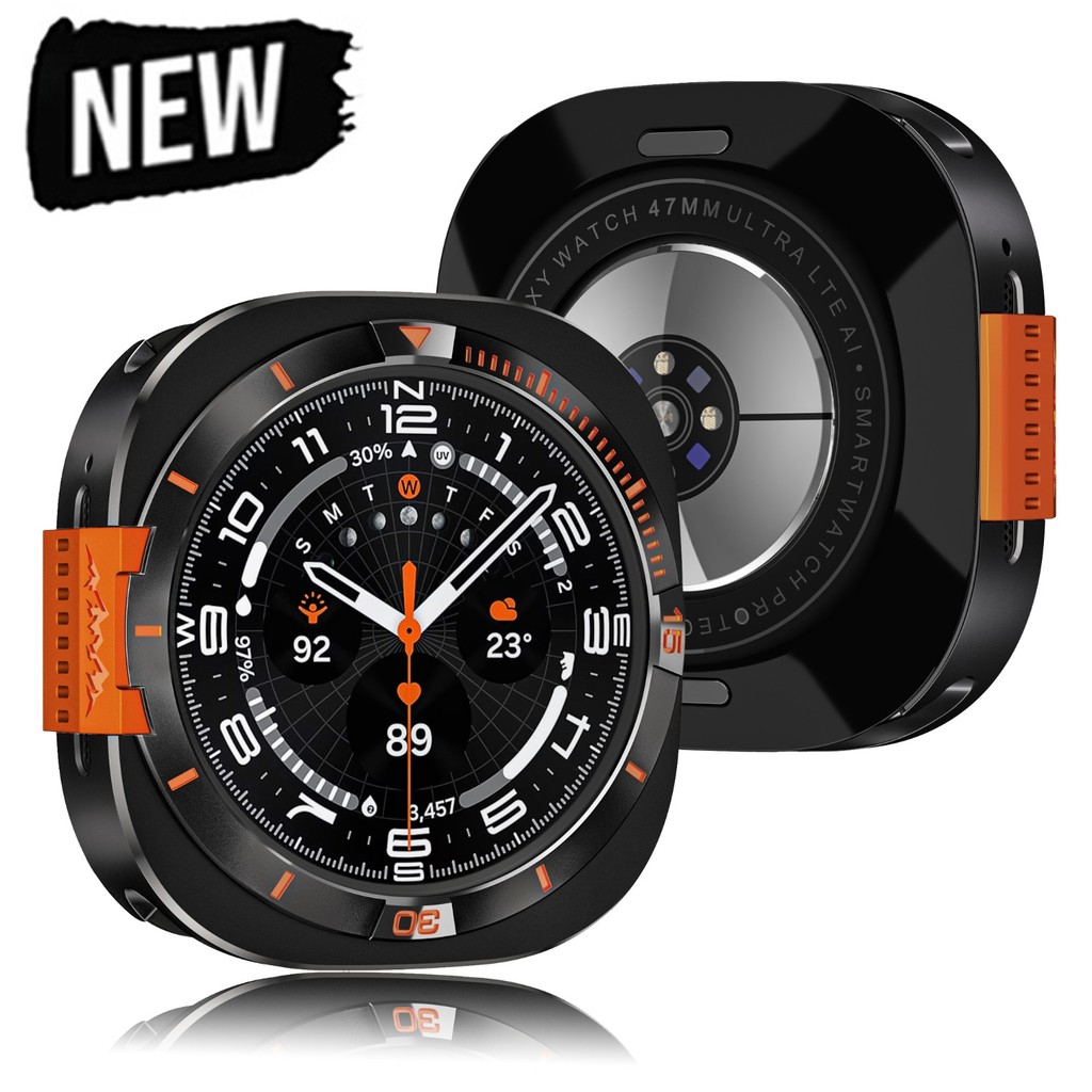 โลหะป้องกันกรณีสําหรับ Samsung Galaxy Watch Ultra 2025 Alloy Hard Cover สําหรับ Galaxy Watch 7 Ultra