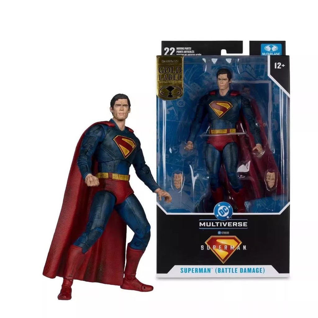 McFarlane Battle-Dated Superman Action Figure