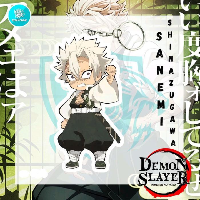 พวงกุญแจอะคริลิค Anime Demon Slayer - Sanemi, Tengen, Shinobu Ganci Anime Akrilk - Sanemi Sinazugawa