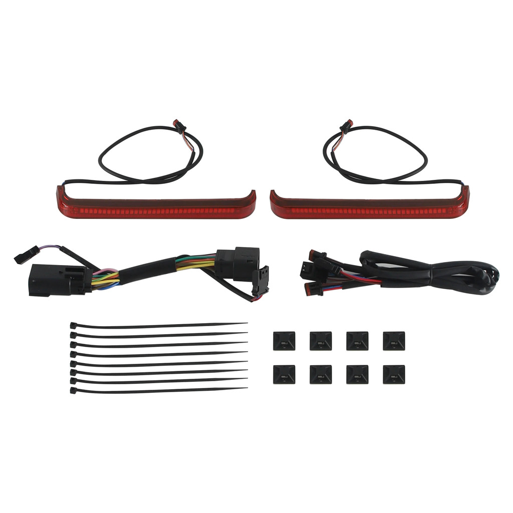 ทนทาน ABS รถจักรยานยนต์ด้านหลัง Saddlebag ไฟเลี้ยวสําหรับ Harley CVO Street Glide/Street Glide/Road 