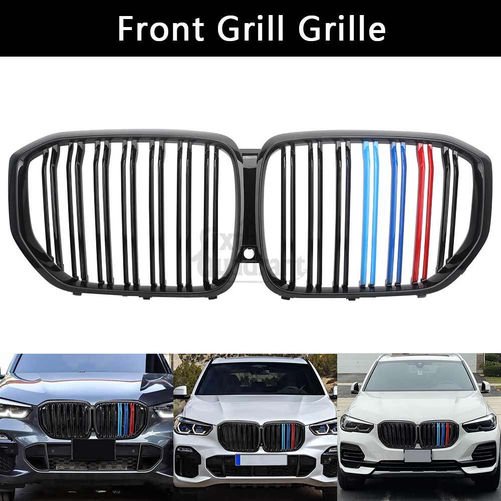 LFront Inlet Kidney Grille Grill Mesh Refit Tuning ABS Plastics For BMW 19-23 X5/G05xDrive40i/xDrive