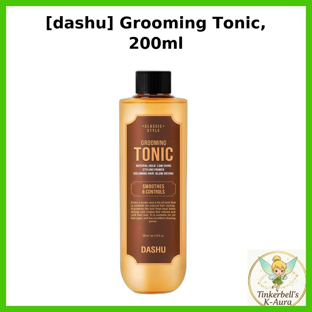 [dashu] Grooming Tonic, 200ml / Korean Grooming Tonic / Lightweight Hold / ของแท้ 100% โดย