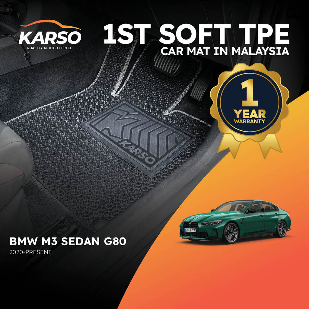 Karso พรมรถยนต์ BMW M3 ซีดาน G80 (2020)