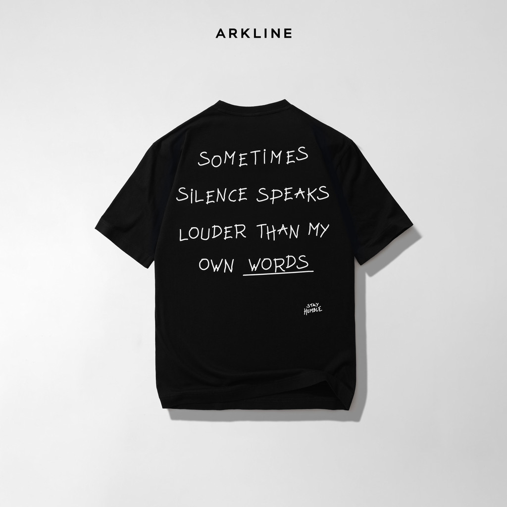 เสื้อยืด Arkline Humble สีดํา