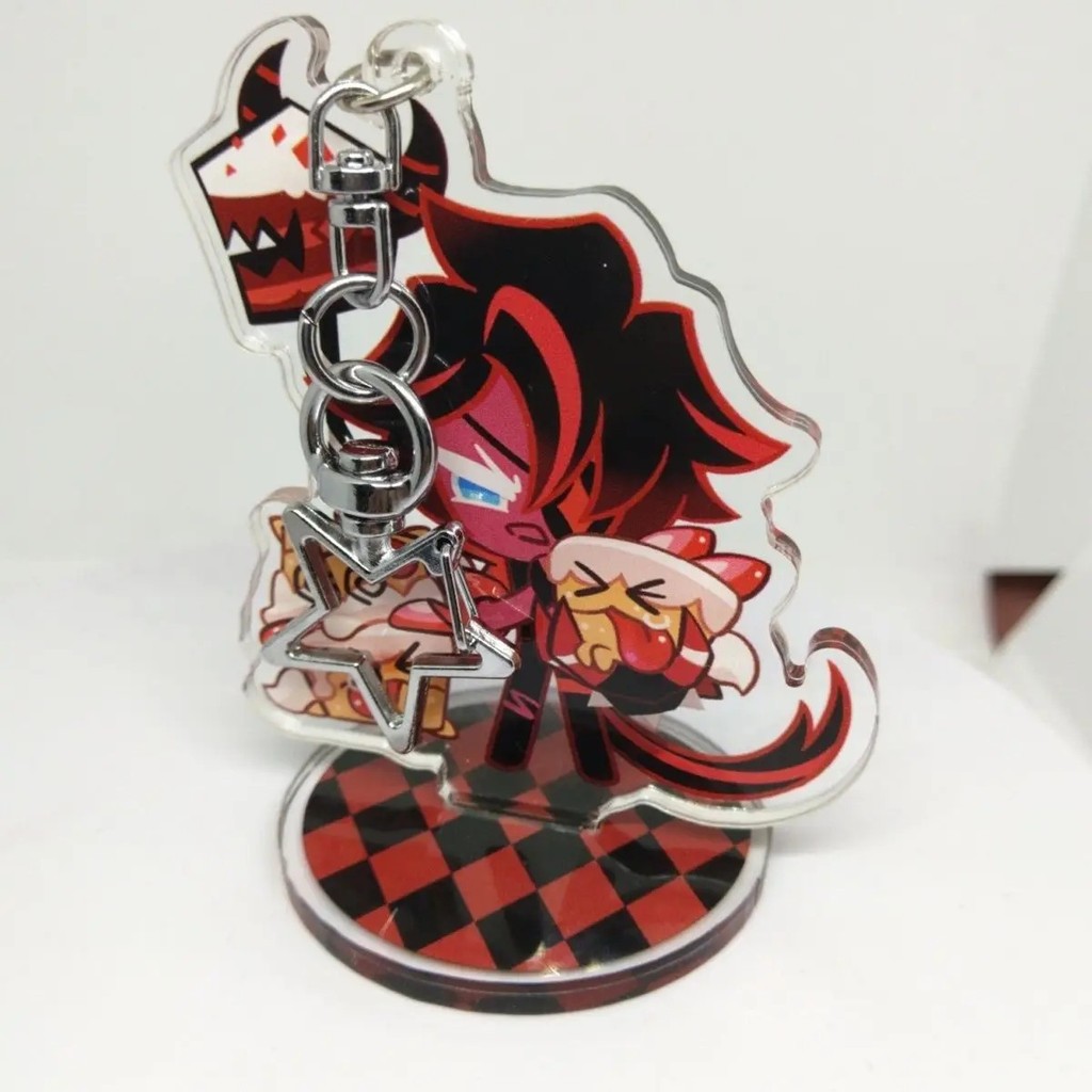 พวงกุญแจ Standee Cookie Run Kingdom Shadow Milk Pure Vanilla Mystic Flour Candy Apple mica รุ่นสําหร