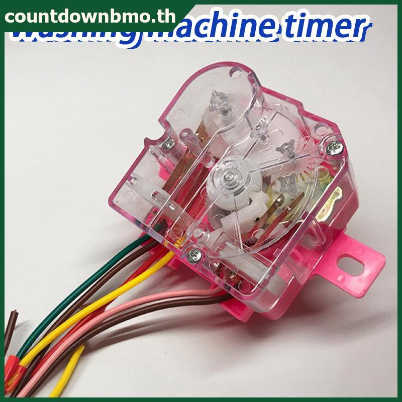CO 3 สาย 180 องศาเครื่องซักผ้า Timer เครื่องซักผ้า Timer Switch Wash Timer กึ่งอัตโนมัติเครื่องซักผ้