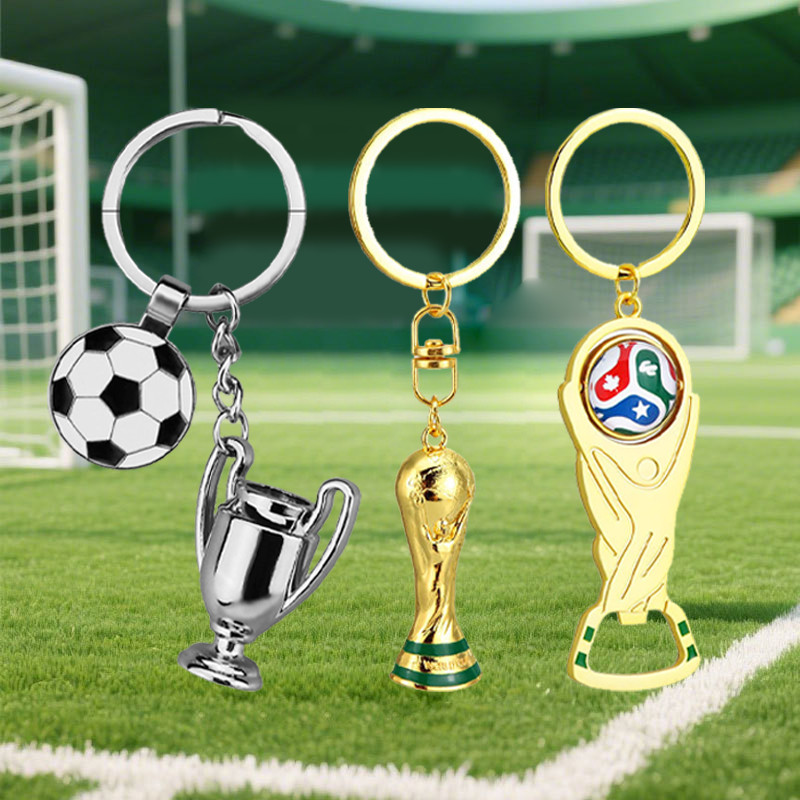 พวงกุญแจรางวัลฟุตบอลขนาดเล็ก GANTUNGAN – UCL Balloon Dor Copa del Rey German League