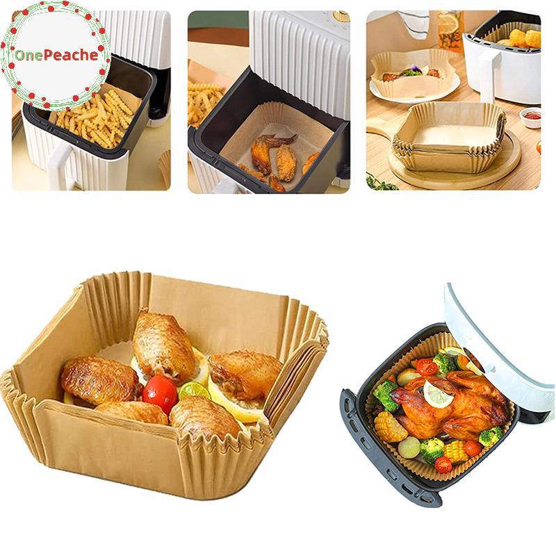 OnePeache Kitchen Air Fryer กระดาษอบกระดาษดูดซับน้ํามัน Air Fryer Accesories Disposabl TH