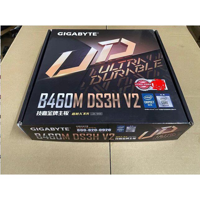 [ไม่ใหม่เอี่ยม] ราคาโปรโมชั่นเมนบอร์ดชาร์จใหม่ Gigabyte B460M-DS3H V2 รองรับ CPU รุ่นที่ 10 พร้อม HD