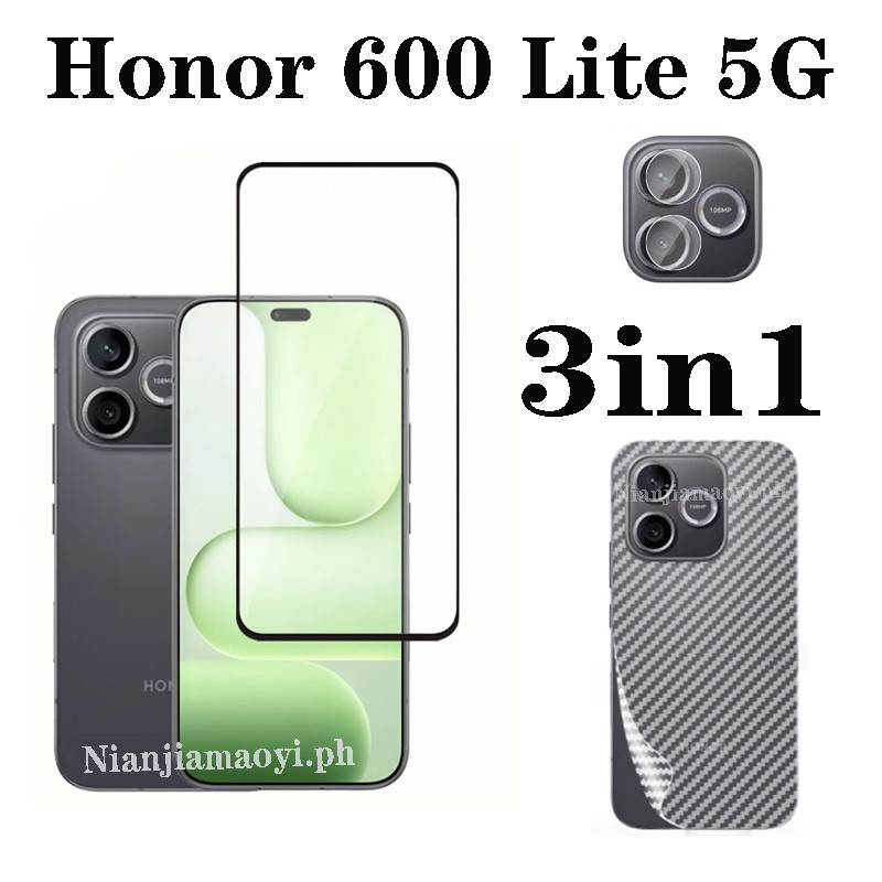 สําหรับ Honor 600 Lite 4G 5G 2026 ป้องกันหน้าจอกล้องเลนส์โปร่งใสสําหรับ Honor 400Lite X8C X6C X7D X9