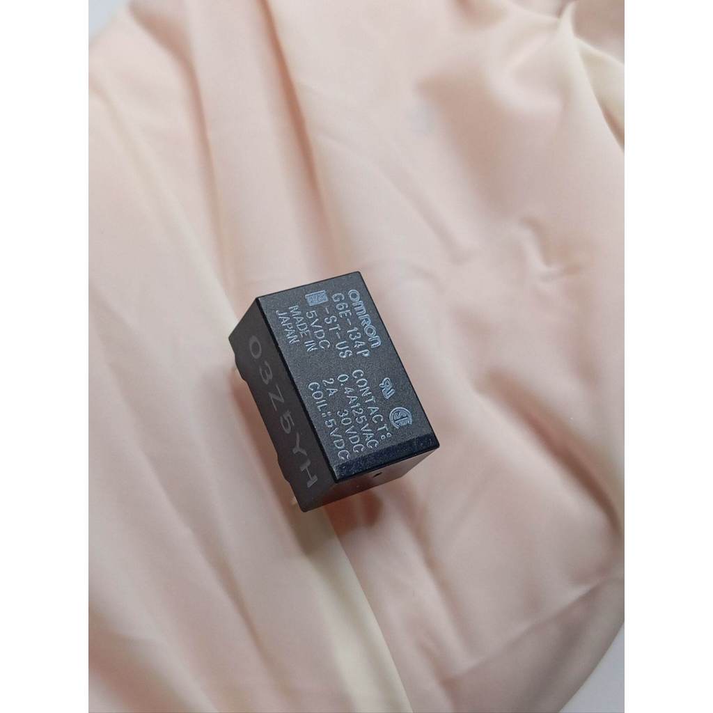 มือ1 Relay Omron (G6E-134P) 5v 12v 5ขา 2A สีดำ พร้อมส่งจากไทย🇨🇷🛻 ส่งไว