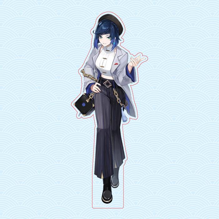 ฟิกเกอร์ Standee Akrilk Genshin Impact - Yelan x PizzaHut - ความงดงาม