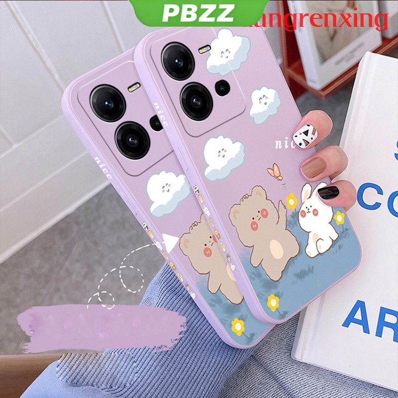 PBZZ เคส VIVO V25 VIVO V25E VIVO V25 PRO 5G เคสโทรศัพท์มือถือ ซิลิโคนนิ่ม กันกระแทก สําหรับ VIVO V25