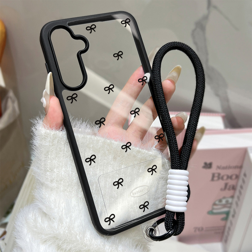เคสโทรศัพท์ For Samsung A56 A07 A17 A55 S25 S26 Ultra S24 A05S A16 A36 A37 A57 A54 A06 A35 A14 S23 A34 A26 สร้อยข้อมือ ราคา ถูกที่สุด ดีลบีเคเค