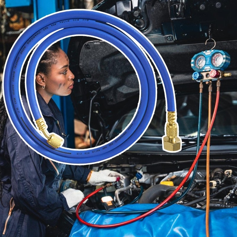 Yo HVAC สารทําความเย็นท่อ 1 เมตรความยาวพร้อมอุปกรณ์การสูญเสียต่ําสําหรับการบํารุงรักษาเครื่องปรับอาก