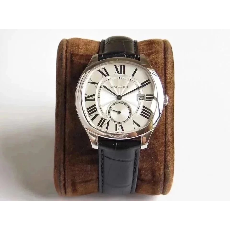 GELW GS สินค้าใหม่-นาฬิกา Santos Series พร้อมการออกแบบรูปร่างหมอน Mu สีหรูหรา 40mmX41mm อัตโนมัตินาฬ