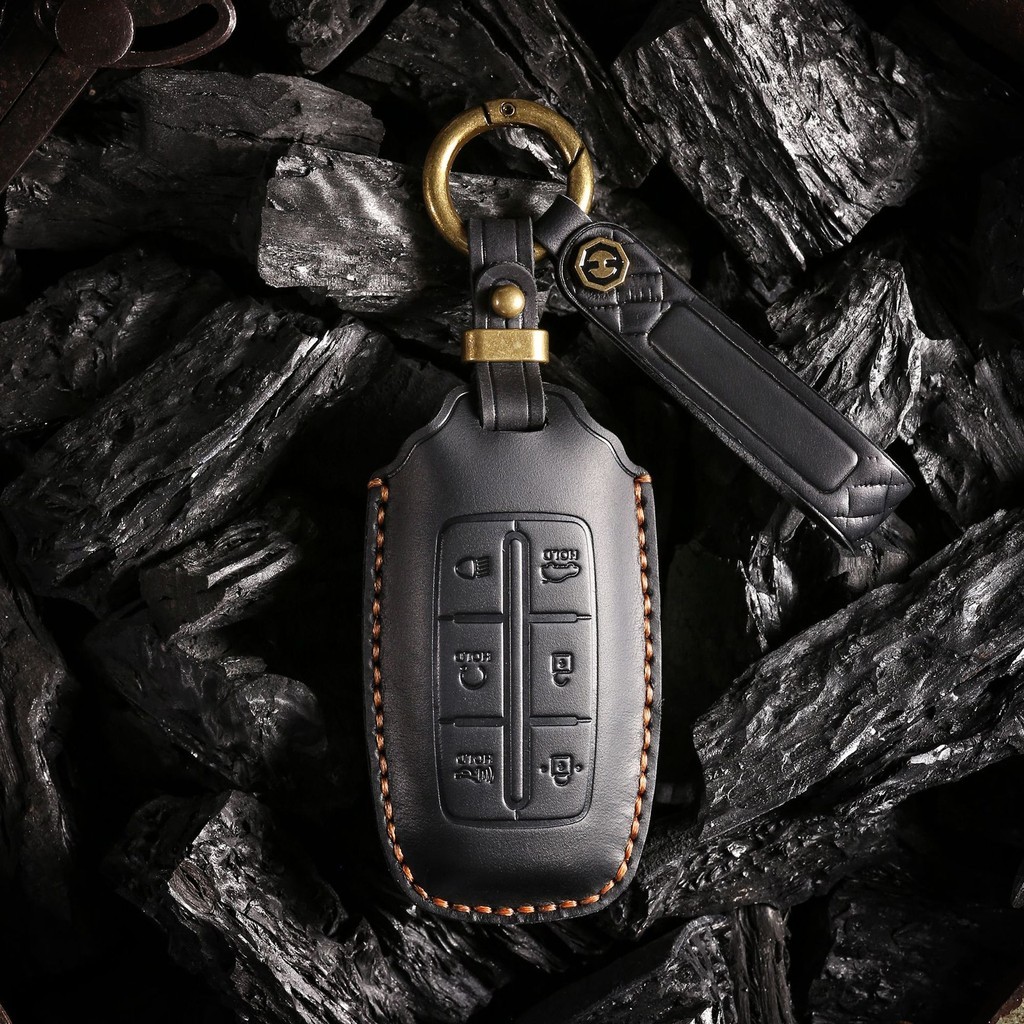 เหมาะสําหรับ Genesis Genesis Key Cover GV70 Lawesis GV80/G90 รถ High-End ป้องกันกระเป๋าคุณภาพสูงพร้อ