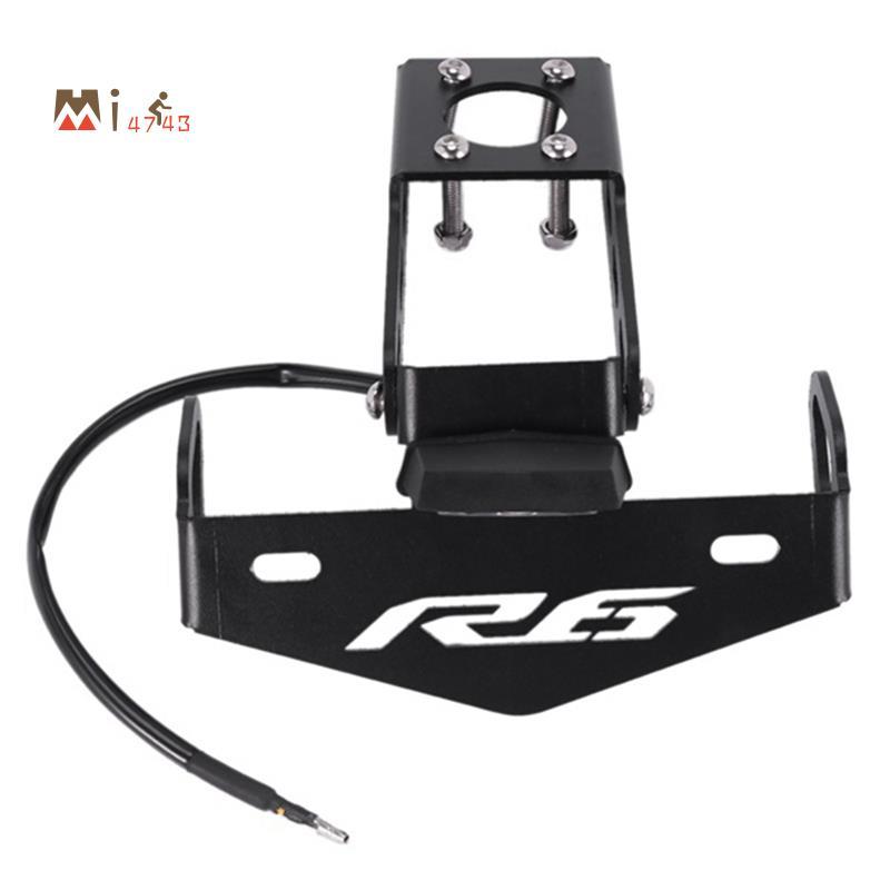Mi4743 ที่ยึดป้ายทะเบียนรถจักรยานยนต์พร้อม LED สําหรับ R6 YZFR6 YZF R6 YZF-R6 2006-2016