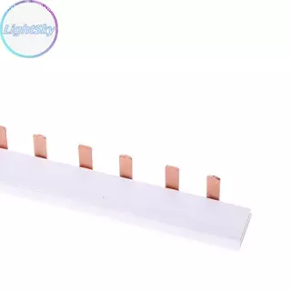LightSky 1/2P Pin ประเภท Busbar ทองแดง Bar Terminal Blo สําหรับ MCB DZ47 Air Switch Connector 63A Circuit Breaker Connector TH