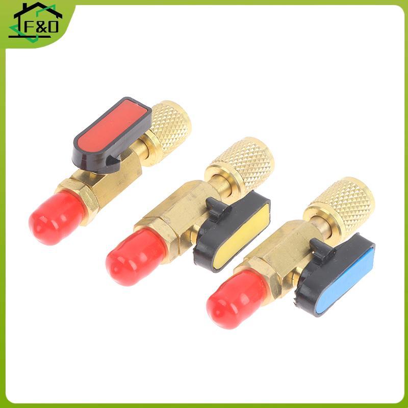 F&O 1/4 "ชายถึง 1/4" หญิงตรงบอลวาล์วชาร์จท่อ Manifold อุปกรณ์เสริม