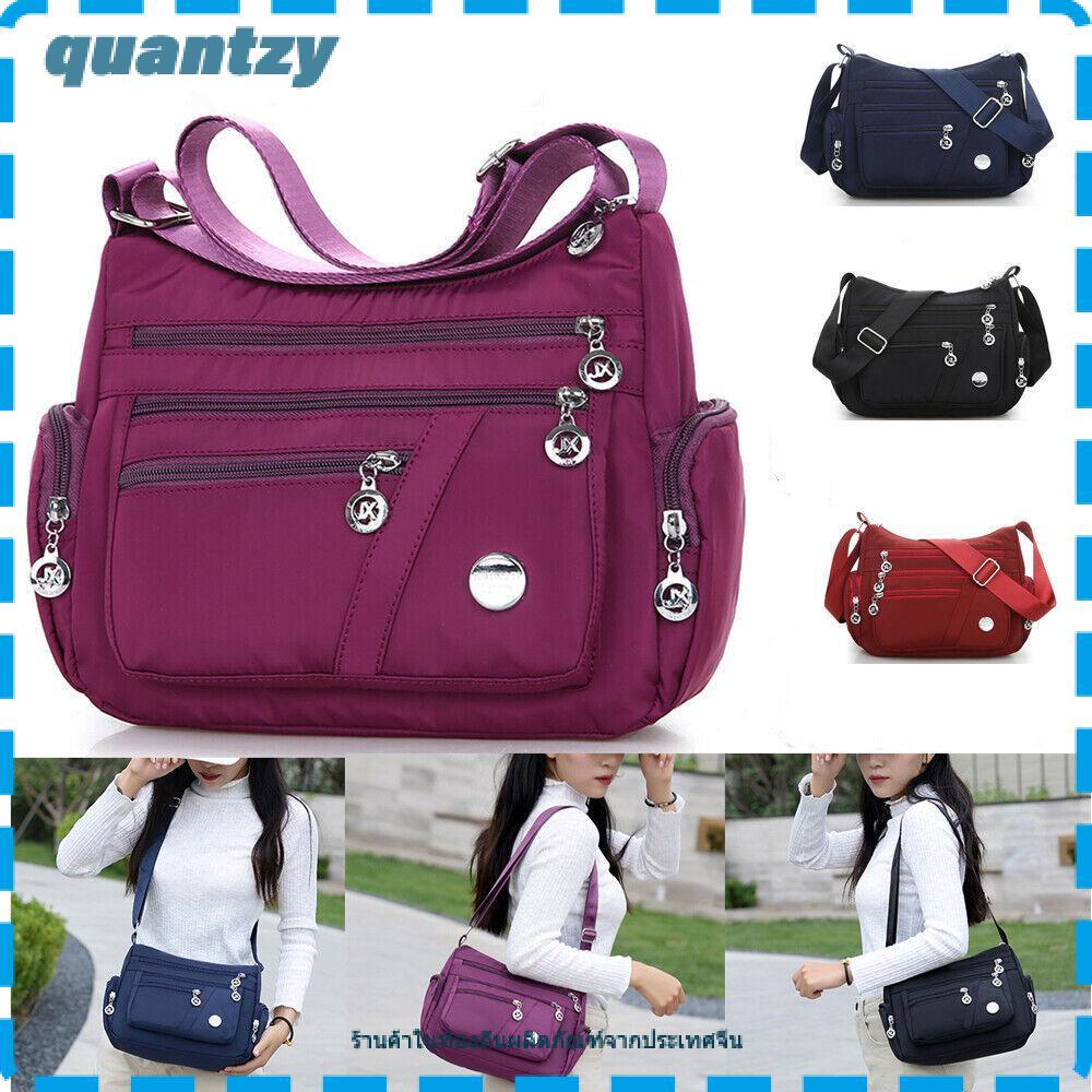 QUANTZY Tote Bag Fashion Storage Totes Small Satchel Multi Layer Shoulder Bag