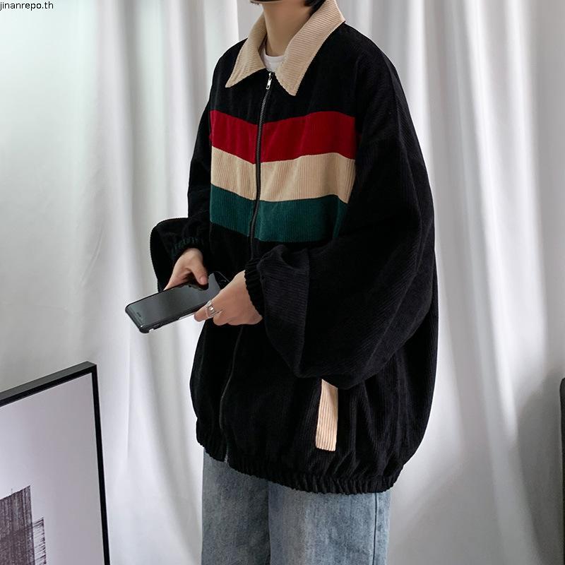 เสื้อแจ็คเก็ตลูกฟูก ทรงสวย เนื้อผ้าลูกฟูก มีซับใน💯 เสื้อแจ๊คเก็ต (W46)