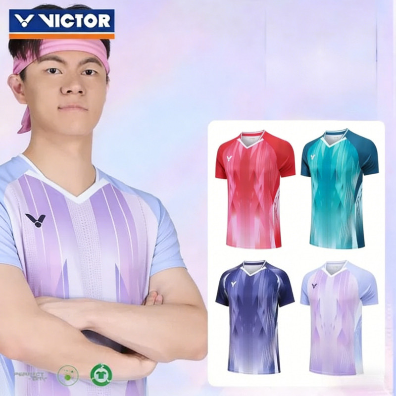 สําหรับแบดมินตัน, เทนนิสและปิงปอง: 2026 เสื้อกีฬาแร็กเกตแห้งเร็วและระบายอากาศได้ดี – ชุดแข่งขันและฝึก ไม่จํากัดเพศ (รุ่น 2220)
