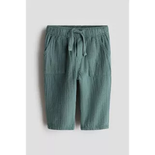 H&M(เอชแอนด์เอ็ม) กางเกงผ้าฝ้ายมุสลิน เด็กทารก 1330582_1