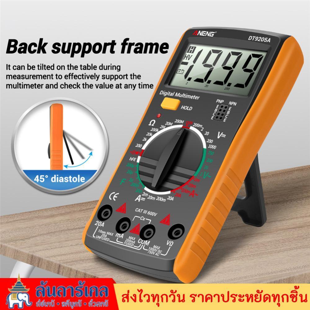 DT9205A LCD Digital AC DC Volt Meter Multimeter Voltmeter Ammeter Voltage Tester