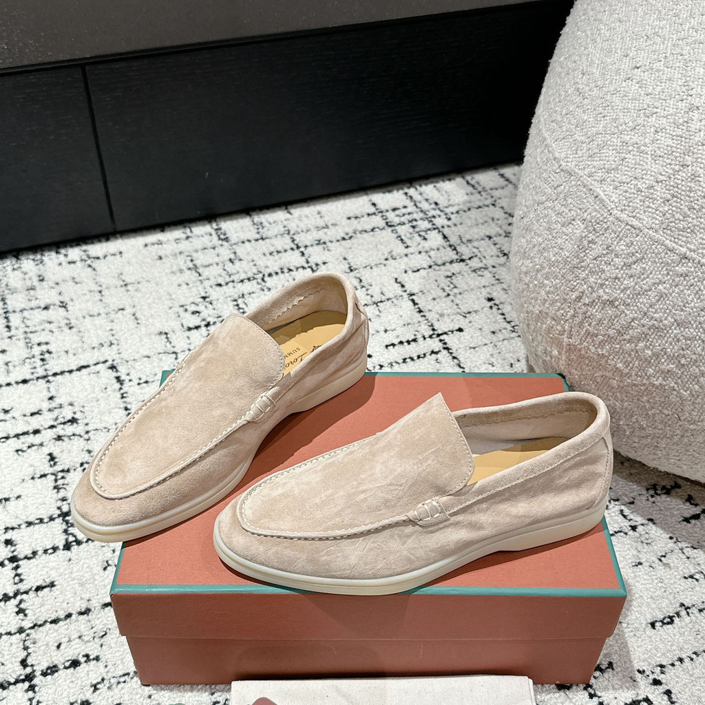 OYU8 Italy*LP Men's luxury loafers slip-on casual flat shoes high-quality genuine leather shoes