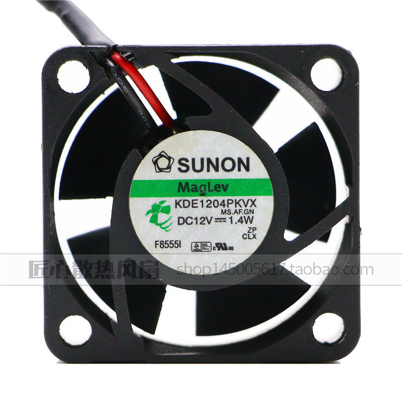 [หม้อน้ําขายร้อน] มาตรฐานก่อสร้างเดิม SUNON KDE1204PKVX 12V 1.4W 4CM 4020 Maglev พัดลมเงียบ