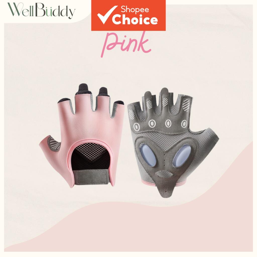 ถุงมือออกกําลังกาย 3D Wellbuddy Full Support ถุงมือออกกําลังกายสําหรับฝึกซ้อมยกน้ําหนัก
