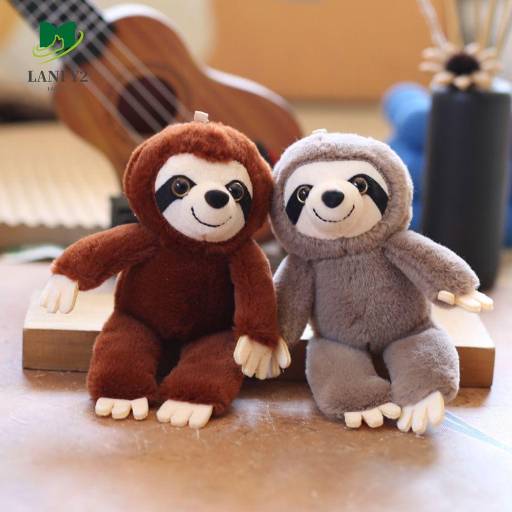 ALANFY Sloth จี้ขนาดเล็ก,ตุ๊กตาสัตว์ตุ๊กตานุ่มตุ๊กตา Sloth พวงกุญแจ,น่ารักจําลองตาโตกระเป๋า Charm Sl