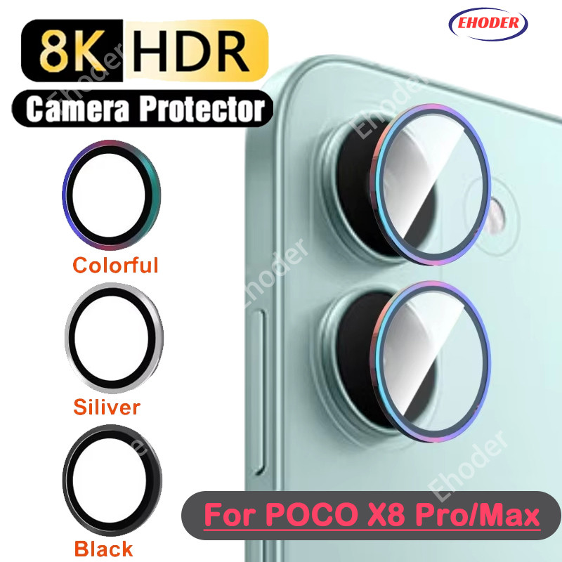 แหวนโลหะป้องกันกล้องฟิล์มสําหรับ XIAOMI POCO X8 Pro Max 5G 2026 คลุมทั้งหมดสําหรับ POCOX8Pro POCOX8ProMax X8Pro X8ProMax เลนส์