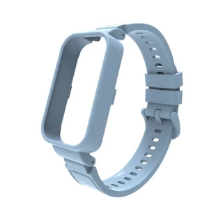 TPU สายรัดกีฬาสําหรับสมาร์ทวอทช์ Xiaomi Mi Band 9 / 8 Active Hard PC ป้องกันหน้าจอกรอบกันชนเข็มขัดสร้อยข้อมือ Repalcement สายรัดข้อมืออุปกรณ์เสริมสําหรับ Redmi Band 3 2