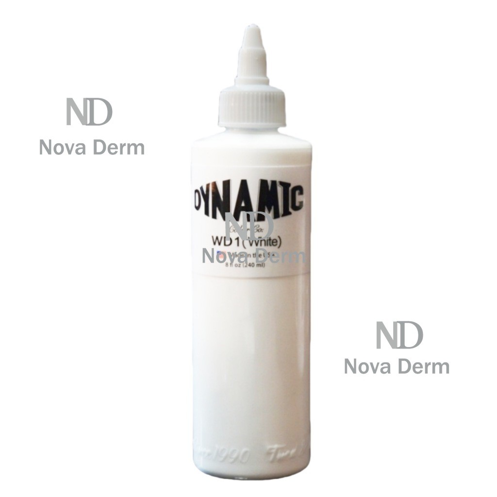 DYNAMIC Color TWD (Triple White) WD1/TWD/BLK/TBK Tattoo Ink By From Usa