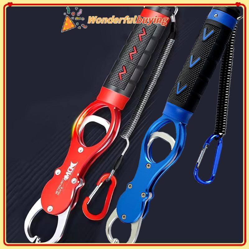 เครื่องมือจับปากปลา Gripper พร้อมเครื่องชั่งน้ำหนัก และกันสนิม เหมาะสำหรับมือใหม่และคนที่ชอบตกปลา