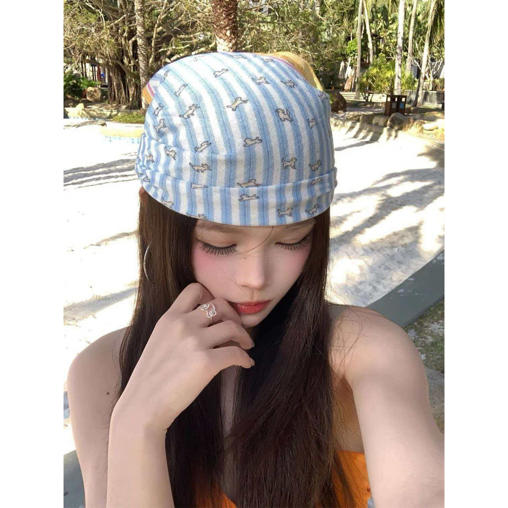 ผ้าพันคอลายอาร์ตคลาสสิก ขนาด 55 ซม. จากผ้าฝ้ายและลินิน breathable เหมาะสำหรับฤดูใบไม้ผลิและใบไม้ร่วง
