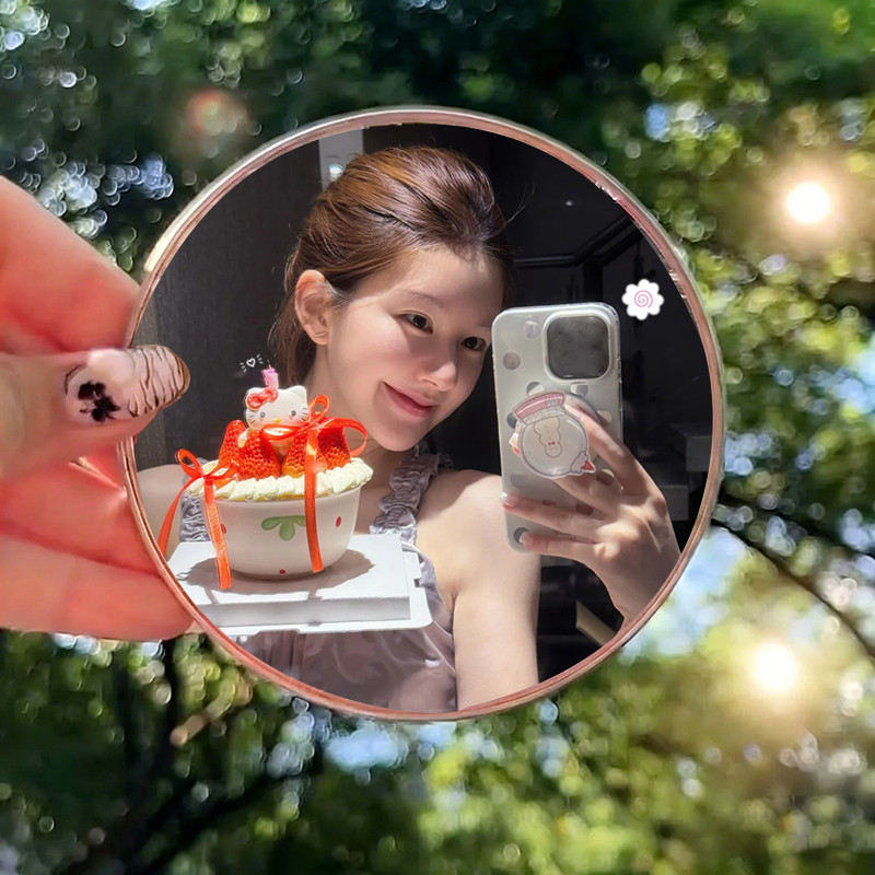 กระจกนูนสำหรับโทรศัพท์มือถือ มุมกว้างสำหรับเซลฟีและใช้แต่งหน้า