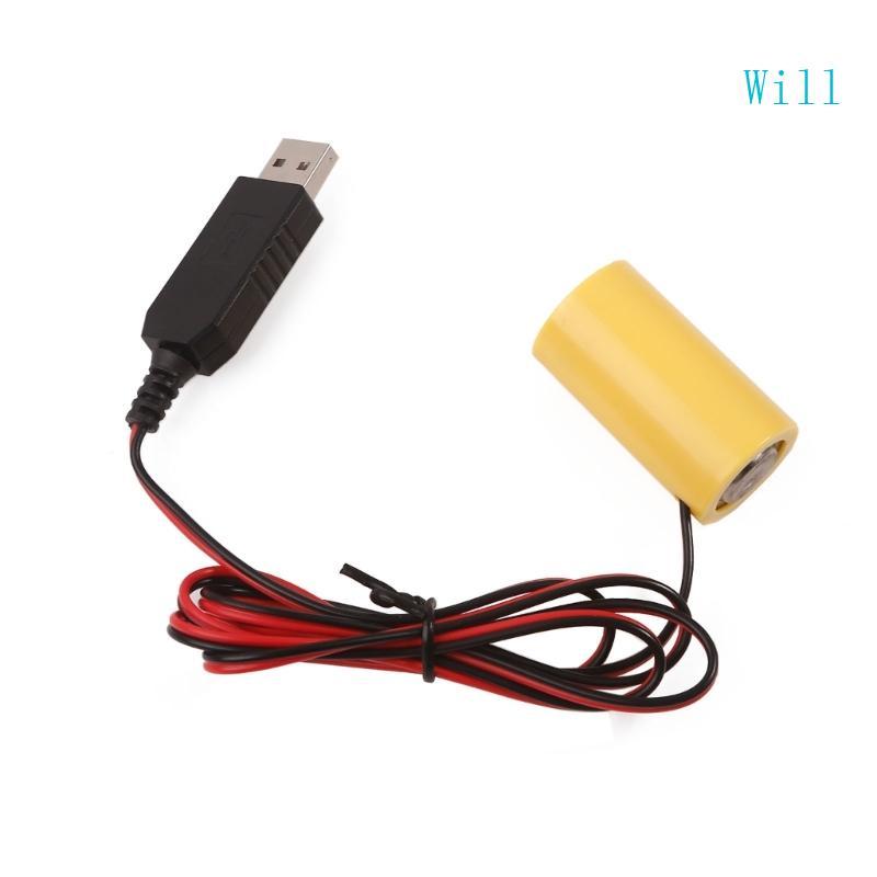 จะ Universal USB 5V 2A ถึง 4 5V1A LR14 C สายกําจัดสายแหล่งจ่ายไฟ