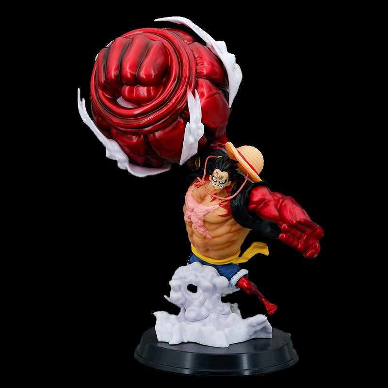 One Piece รูป GK Phantom Luffy Great Ape King Gun สี่ความเร็ว Big Fist Luffy ชุดเครื่องประดับ