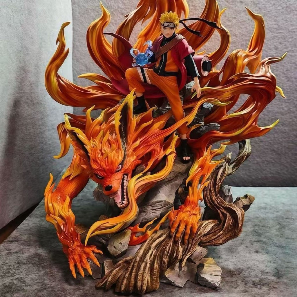 ( 📌 PRE-ORDER)[S+Premium Edition]Ten Years Hundred Tails Nine-Tails Naruto Anime Peripheral Figurine