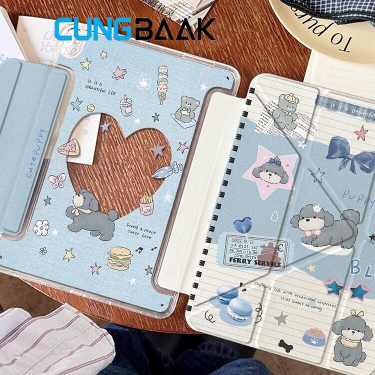 เคส CUNGBAAK iPad Air 7 ลายสวย | สําหรับ Mini 6 7 iPad 7 8 9 10.9 Pro M4 M5 11 13 M2 M3