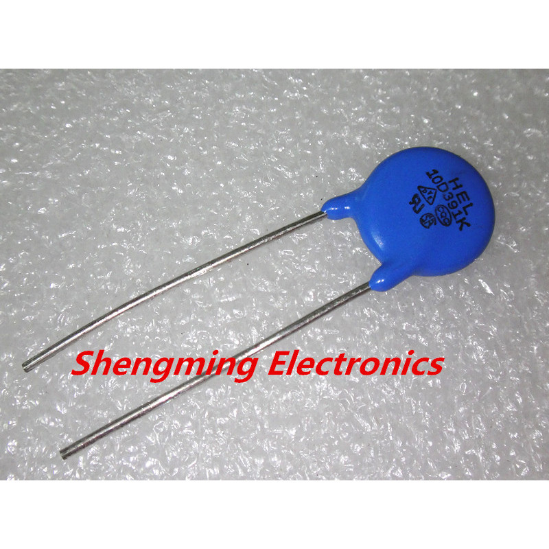 100pcs โลหะแรงดันไฟฟ้า Dependent Resistor 10D391K 10D-391K Vartors 10K391