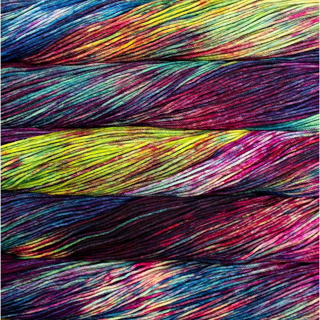 เส้นด้ายย้อมมือ Malabrigo RIOS (005 - Aniversario, 100g)