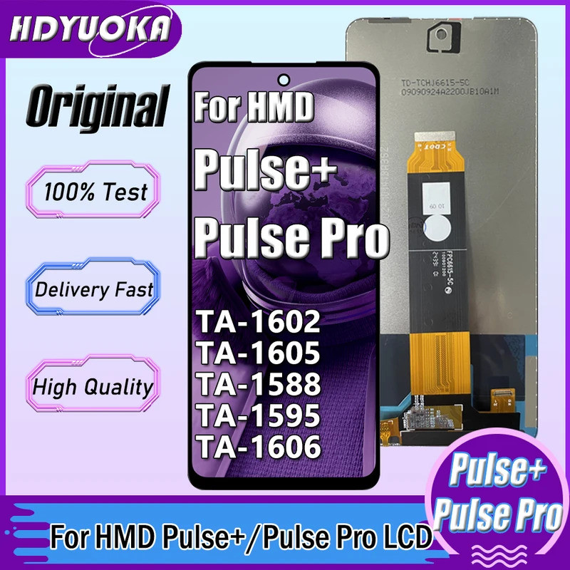 6.56 "สําหรับ HMD Pulse + Pulse Plus จอแสดงผล LCD Touch Screen Digitizer Assembly สําหรับ HMD Pulse 