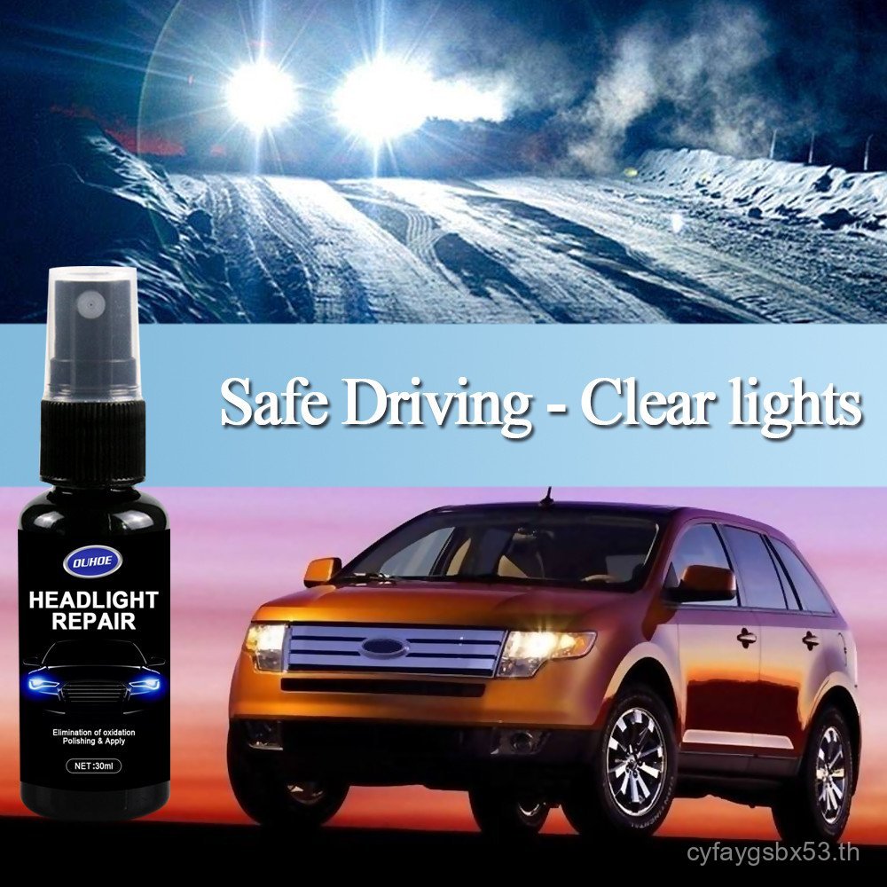 OUHOE Car Light Repair Spray（10ml） Car headlight cover scratch polishing agent for headlight repair 