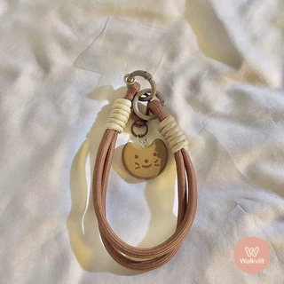 โทรศัพท์มือถือ Lanyards การ์ตูนน่ารักวัยรุ่นวัสดุที่เหนือกว่าระดับสูงเรียบง่ายหลายสีบรรยากาศที่อุดมไปด้วย