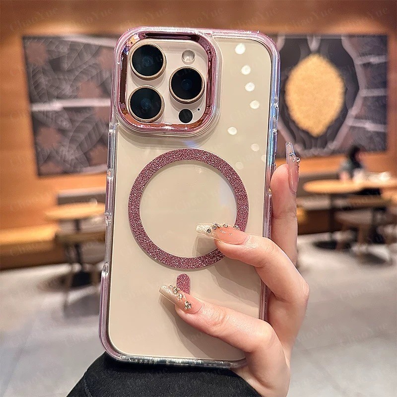 เคสโทรศัพท์โปร่งใสสำหรับ iPhone 15 14 13 12 11 16 17 Pro รูปที่ 8