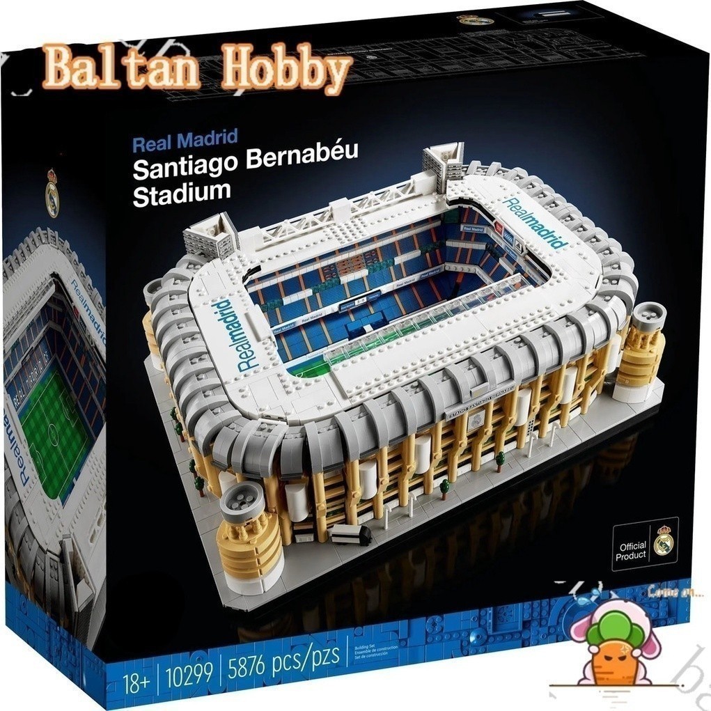 Dark ZAGI Hobby ZA1X เข้ากันได้กับ/อาคาร/เรอัลมาดริด - สนามสันติago Bernabéu/10299/55335/บล็อกตัวต่อ